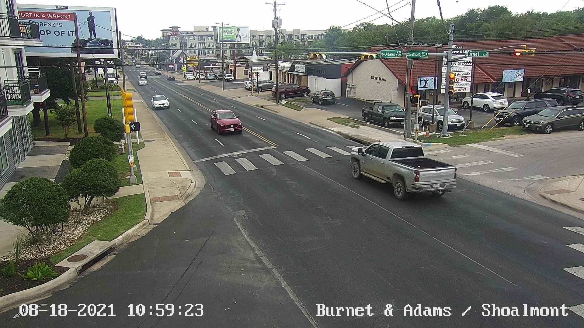 Traffic Cam  BURNET RD / ADAMS AVE